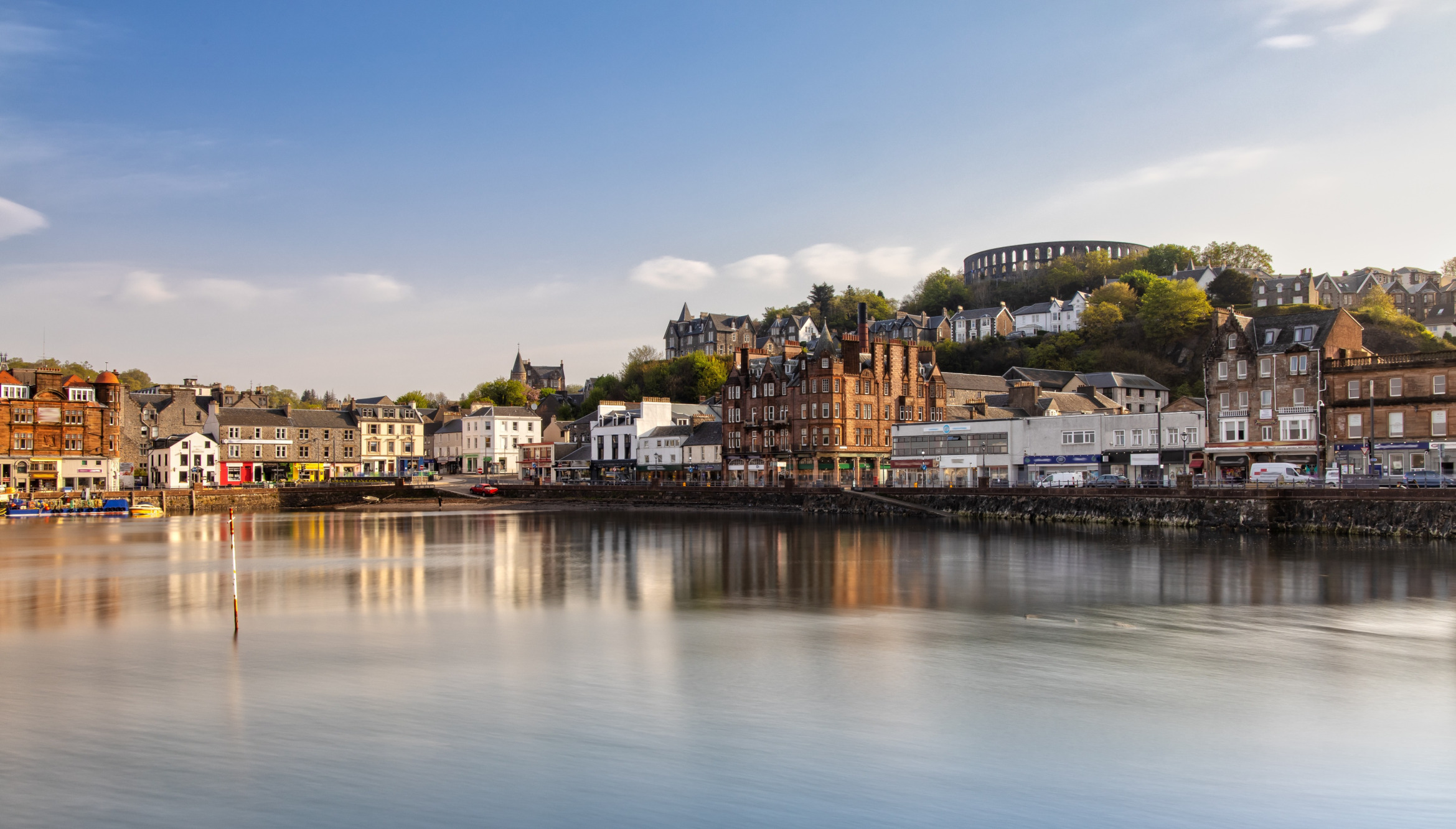 Hafen von Oban (Schottland, UK); Detektivagentur Oban (Schottland, UK), Privatermittler Oban (Schottland, UK), Wirtschaftsdetektei Oban (Schottland, UK), Detektiv-Team Oban (Schottland, UK)